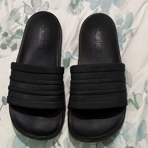 Adidas Women's Classic Black Slide Sandals -size 6